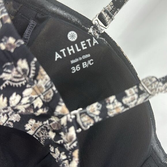 Athleta Bikini Top Floral 36 B/C - Picture 5 of 6